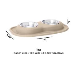 WeatherTech Double Low Pet Feeding System DL1602TN