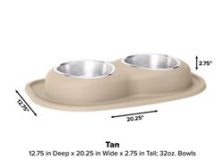 WeatherTech Double Low Pet Feeding System DL3203TN
