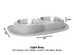 WeatherTech Double Low Pet Feeding System DL6403LG