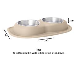 WeatherTech Double Low Pet Feeding System DL6403TN