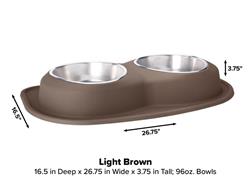 WeatherTech Double Low Pet Feeding System DL9603LB