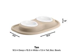 WeatherTech Double Low Pet Feeding System PDL0801TN