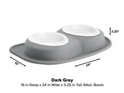 WeatherTech Double Low Pet Feeding System PDL6403DG