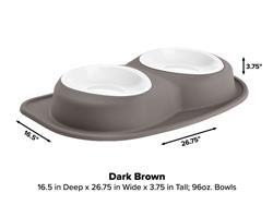 WeatherTech Double Low Pet Feeding System PDL9603DB