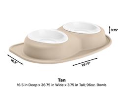 WeatherTech Double Low Pet Feeding System PDL9603TN
