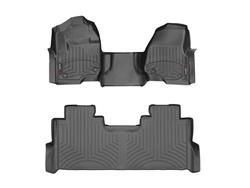 WeatherTech DigitalFit FloorLiners for 2017-2022 F-250 SUPER DUTY, F-350 SUPER DUTY, 2017-2020 F-450 SUPER DUTY - 4410321-4410123