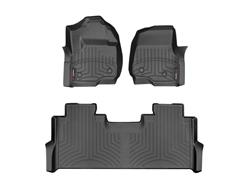 WeatherTech DigitalFit FloorLiners for 2017-2022 F-250 SUPER DUTY, F-350 SUPER DUTY, 2017-2020 F-450 SUPER DUTY - 4410511V-4410122