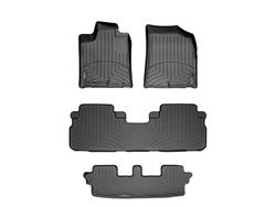 WeatherTech DigitalFit FloorLiners for 2008-2013 HIGHLANDER - 441311-44115-2-3