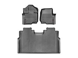 WeatherTech DigitalFit FloorLiners for 2015-2024 F-150 - 446971V-446974