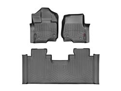 WeatherTech DigitalFit FloorLiners for 2015-2024 F-150 - 446971V-446975