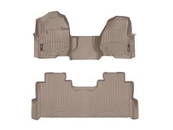 WeatherTech DigitalFit FloorLiners for 2017-2022 F-250 SUPER DUTY, F-350 SUPER DUTY, 2017-2020 F-450 SUPER DUTY - 4510321-4510123