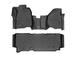 WeatherTech DigitalFit FloorLiners for 2012-2016 F-250 SUPER DUTY, F-350 SUPER DUTY - 449591V-443053V