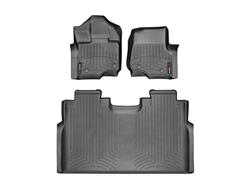 WeatherTech DigitalFit FloorLiners for 2015-2024 F-150, 2022-2024 F-150 LIGHTNING - 446971V-446972