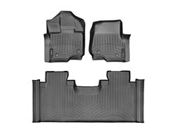 WeatherTech DigitalFit FloorLiners for 2015-2024 F-150 - 446971V-446973