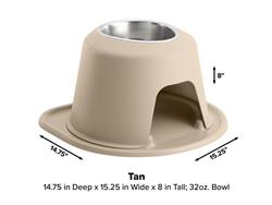 WeatherTech Single High Pet Feeding System SH3208TNTN