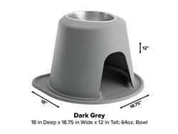 WeatherTech Single High Pet Feeding System SH6412DGDG