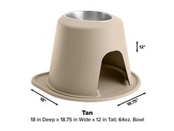 WeatherTech Single High Pet Feeding System SH6412TNTN