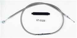 Motion Pro Armor Coat Braided Stainless Steel LW Clutch Cables 67-0328