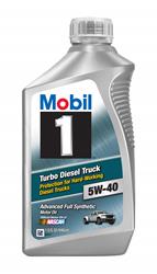 5W40 Mobil 1 Turbo Diesel Truck Motor Oil 122253