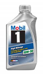 Mobil 1 High Mileage Motor Oil