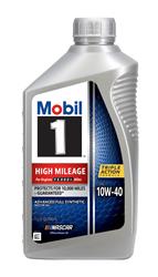 10W40 Mobil 1 High Mileage Motor Oil 103536