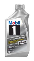 0W40 Mobil 1 FS European Car Formula Motor Oil 112628