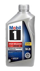 5w20 Mobil 1 High Mileage Motor Oil 120455