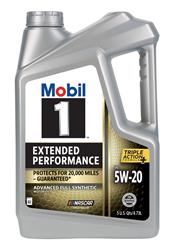 5W20 Mobil 1 Extended Performance Motor Oil 120765