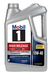 10W40 Mobil 1 High Mileage Motor Oil 120771