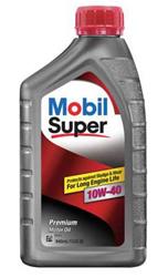 10W40 Mobil Super Synthetic Blend Motor Oil 124402