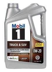 0W20 Mobil 1 Truck and SUV Motor Oil 124593-1