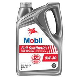 Mobil 1 103767-1 5w30 High Mileage Oil 1 Qt 