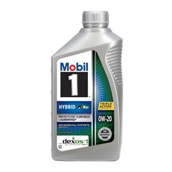 0w20 Mobil 1 Hybrid Advanced Full Synthetic Motor Oil 127213