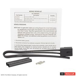 Motorcraft Wiring Connectors 3U2Z14S411PBB