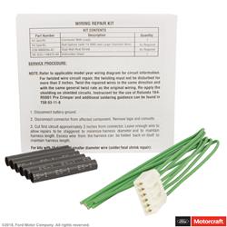 Motorcraft Wiring Connectors AU2Z14S411AVA