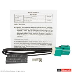 Motorcraft Wiring Connectors 3U2Z14S411BKAA
