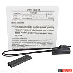 Motorcraft Wiring Connectors 3U2Z14S411CZAB