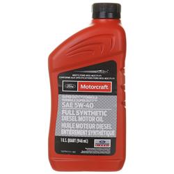 5w40 Motorcraft Synthetic Diesel Motor Oil XO5W40QSD