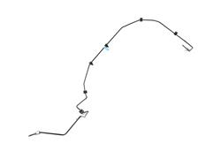 Mopar Replacement Brake Lines, Direct Fit 05154298AE