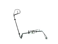 Mopar Replacement Brake Lines, Direct Fit 68235491AC