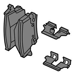 Mopar Replacement Brake Pads 68245118AB