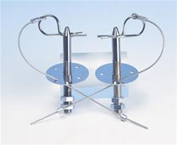 Moroso Chrome Hood Pin Sets