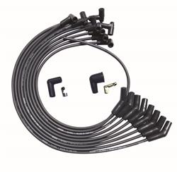 Moroso Spark Plug Wire Set 9705M; Mag-Tune Race 8mm Black 45deg HEI,  Universal