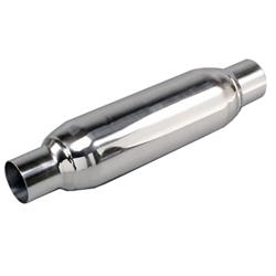 Moroso Spiral Flow Stainless Steel Racing 304 Stainless Steel 2.5 Inch Muffler 94054