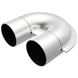 MagnaFlow Smooth Transition Mandrel Bends 2.5 Inch 409 Stainless Steel Exhaust Pipe 10731