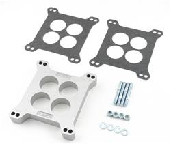Mr. Gasket 4945 Aluminum Carburetor Spacer Kit - Corrosion Resistant Intake Spacer