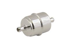 Mr. Gasket Chrome Canister  Fuel Filter with 0.375 in. Inlet Size 9746