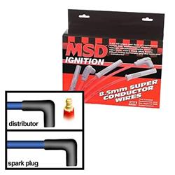 MSD 5563 Street Fire Spark Plug Wire Set MSD Ignition 