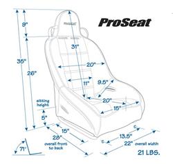 MasterCraft PRO Black Cloth Seat 560114