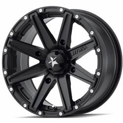 MSA Wheels M33 Clutch Satin Black Wheels 14x7